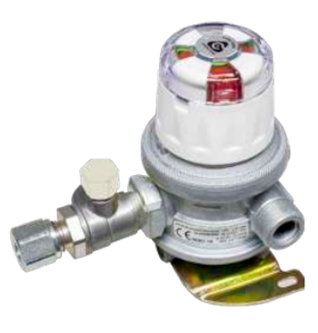 thumbnail interactive-video image 1 of Cavagna 2-Bottle Auto Changeover LPG Propane Gas Regulator – 30mbar, UK Made 1 of 5